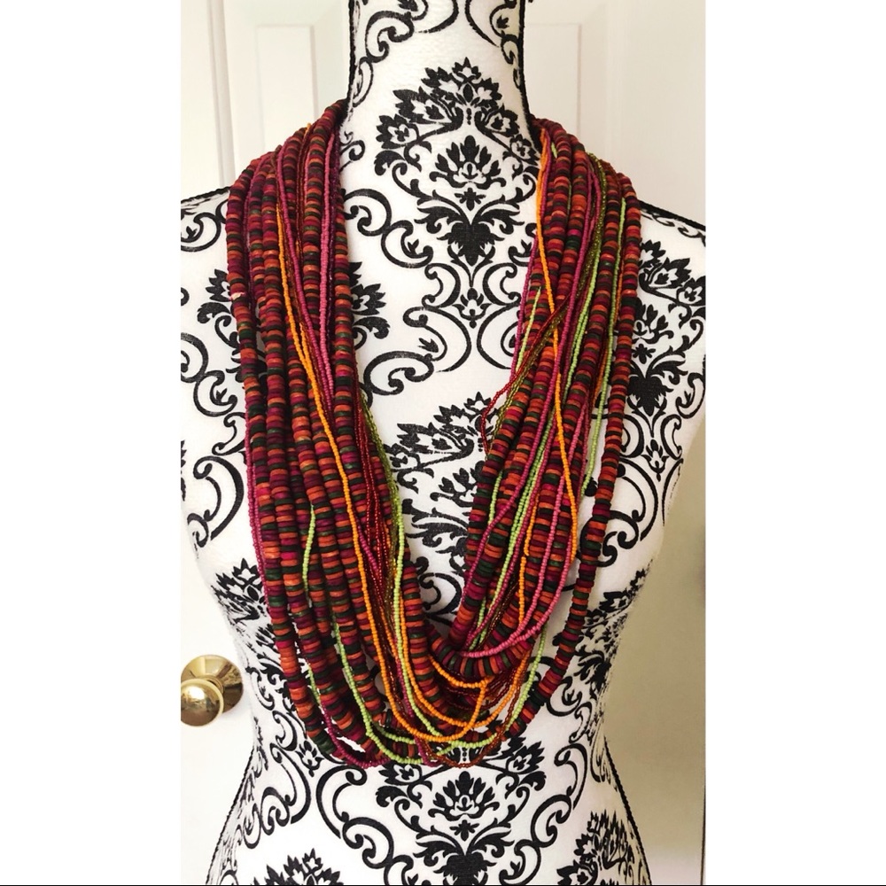 Boston Proper boho beaded necklace